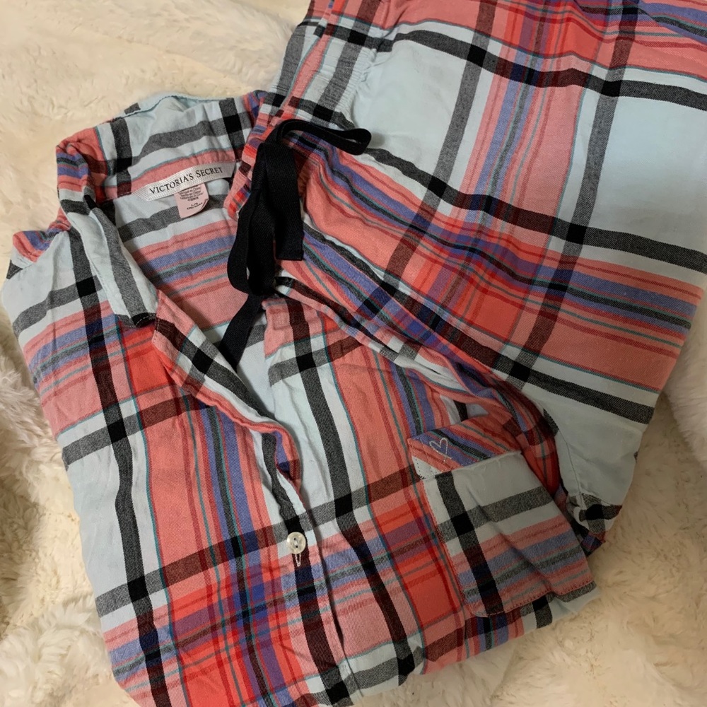 Victoria's Secret Plaid Pajama Set